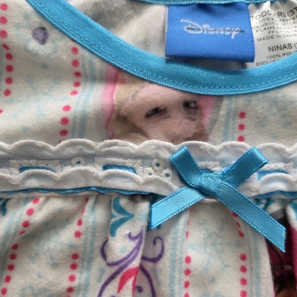 Disney Frozen Nightgown - White with Pink and Blue - Picture 3 of 8
